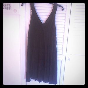Dark Brown flowy dress. Petite Small